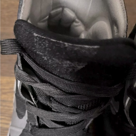 nike mens 2015 zoom sz 7.5 black silver mens high tops hyperdunk - Picture 8 of 13